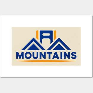 mountain climbing Posters and Art
